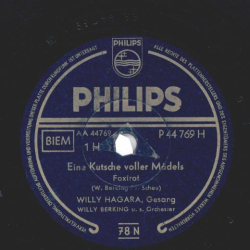 Willy Hagara - Eine Kutsche voller Mädels / Kätchen, mein Mädchen