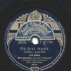 Lys Assia, Fred Weyrich und den Peheiros - Du bist Musik / Schweden-Mädel