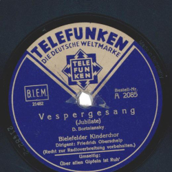 Bielefelder Kinderchor: Friedrich Oberschelp - Vespergesang / Über allen Gipfeln ist Ruh