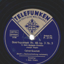 Calvet-Quartett - Joseph Haydn: Streichquartett Nr. 68 op. 3 Nr. 5, I. Satz / Joseph Haydn: Streichquartett Nr. 68 op. 3 Nr. 5, II. Satz