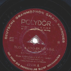 Hans Bardeleben / Heinz Both - Too-Ra-Loo-Ra-Loo-Ral / Just a Prayer away