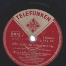 Horst Winter mit dem Hansen-Quartett; Béla Sanders und sein Orchester - Rote Rosen, rote Lippen, roter Wein / Lebe wohl, du schwarze Rose