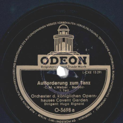 Orchester des königlichen Opernhauses Covent Garden - Aufforderung zum Tanz Teil I und II