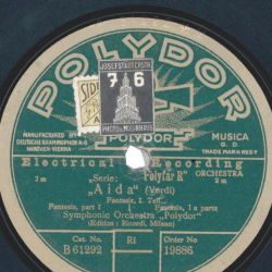 Symphonic Orchestra "Polydor" - Aida "Fantasie Teil I und II