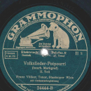 Franz Völker - Volkslieder-Potpourri, Teil I und II