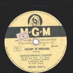 George Shearing Quintett - Lullaby of Birdland / When lights are low