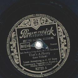 Louis Armstrong und die All Stars / Jack Teagraden,...