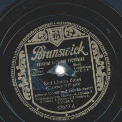 Johnny Dodds - Red Onion Blues / Gravier Street Blues