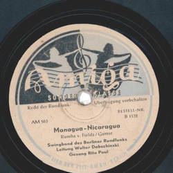 Rita Paul - Du liebst mich nicht / Managua - Nicaragua