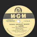 George Shearing Quintett - Love / Its Easy To Remember