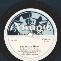 Ingeborg Oberländer / Cornel-Trio - Bei mir zu Haus / Ich sing von früh bis spät
