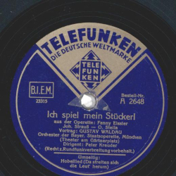 Gustav Waldau - Ich spiel mein Stückerl / Hobellied