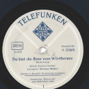 Bully Buhlan und Sunshine Quartett / RIAS-Tanzorchester, Dirigent: Werner Müller - Kiss Me Once (Wenn ich aus Honolulu wär) / Du bist die Rose vom Wörthersee