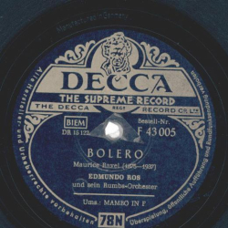 Edmundo Ros Orch. - Bolero / Mambo in F