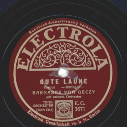 Barnabas von Geczy - Gute Laune / Frische Brise
