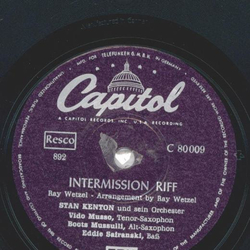 Orchester Stan Kenton - Intermission Riff / The Peanut...