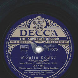 Lys Assia - Moulin Rouge/Was kostet das Hundchen dort im...