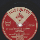 Max Greger und das Telefunken-Tanzorchester - Madonna, du bist schöner als der Sonnenschein / Ich küsse Ihre Hand, Madame