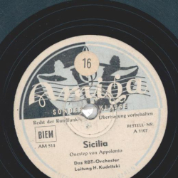 Das RBT-Orchester: H. Kudritzki - Jimmy Lunceford / Sicilia