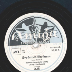 Kurt Henkels Orch. / Großstadt-Rhythmus / St. Louis-Blues