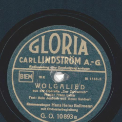 Hans Heinz Bollmann - Wolgalied / Was ich längst erträumte