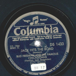 Bud Freeman and his Famous Chicagoans - Jack hits the road / That Da-Da Strain
