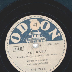 Kurt Widmann und sein Orchester - Ali Baba / Auf der grünen Wiese