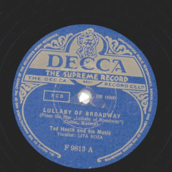 Ted Heath & His Music - Lullaby of Broadway / Undecided