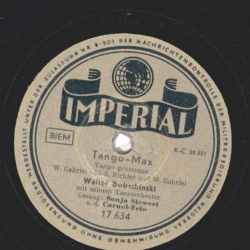 Walter Dobschinski mit seinem Tanzorchester - Tango-Max / Ein Gläschen Wein und du