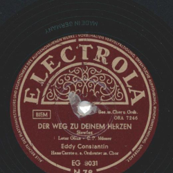 Eddy Constantin - Der Weg zu deinem Herzen / Bei einer kleinen Tasse Tee