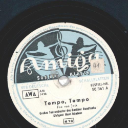 Hans Mielenz - Tempo, Tempo / Hau ruck