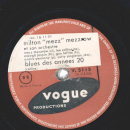 Zutty Singleton / Milton "Mezz" Mezzrow Drum Face / Blues Des Années 20