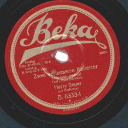 Harry Steier - Seemanns Los / Zwei verlassene Italiener