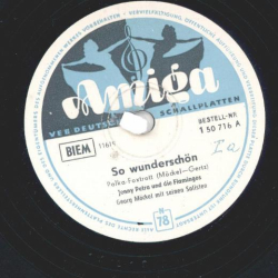 Jenny Petra und die Flamingos - So Wunderschön / Schwarze Maria