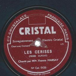 Yvonne Marsay Orchester - Les Cerises / Les Noces De Figaro