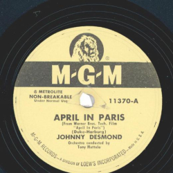 Johnny Desmond - April In Paris / Si Petite