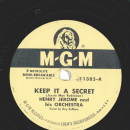 Henry Jerome and his Orch. - Keep It A Secret / Dont Let...