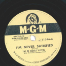 DeMarco Sisters – Im Never Satisfied / At The Close...