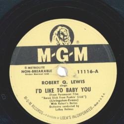 Robert Q. Lewis – Id Like To Baby You / Grand Central Station