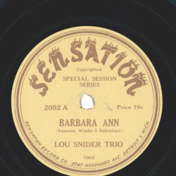 Lou Snider – Barbara Ann / Emperor Waltz 