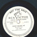 Lisa Kirk - I Feel A Song Comin On / Dont Blame Me