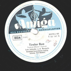 Lutz Jahoda U. D. Bergols / Sonja Siewert, Ralf Paulsen U. D. Ping-Pongs – Tiroler Bua / Der Schmied Von Oberammergau