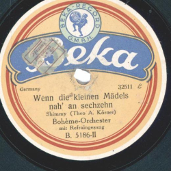 Boheme-Orchester - Der Klapperstorch / Wenn Die Kleinen Mädels Nah An Sechzehn