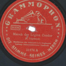Musikkorps des Infanterie-Lehr-Regiments: Tumforde - Marsch der Legion Condor / Saludo A Franco