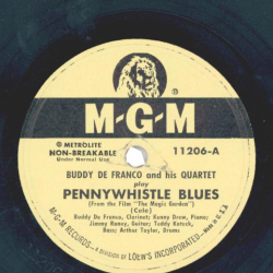 Buddy De Franco And His Quartet – Pennywhistle Blues / Buddys Blues