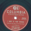 Swing And Sway With Sammy Kaye – I Went To Your Wedding / It Wasnt God Who Made Honky Tonk Angels