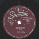 Lloyd Price And His Orchestra – Just Because / Why