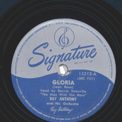 Ray Anthony & His Orchestra – Gloria / Oh! Moon