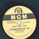 Frank Petty Trio – St. Louis Blues / Congratulate Me