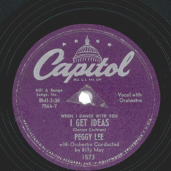 Peggy Lee – Tonight You Belong To Me / (When I Dance With You) I Get Ideas